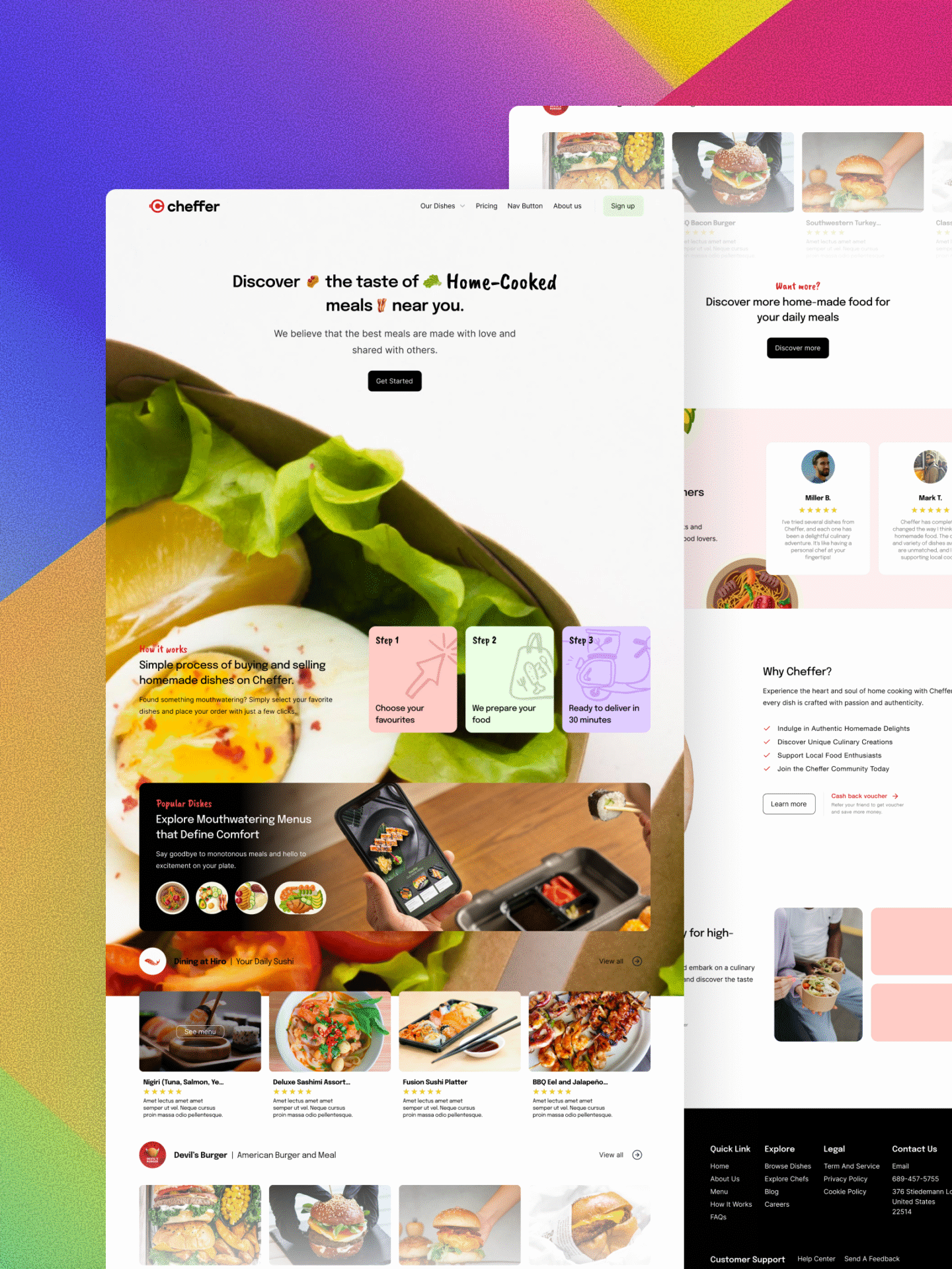 Homepage 12 Designrys Unlimited Graphic Design cheffer
